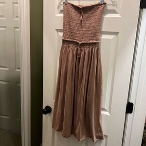 Brown summer dress